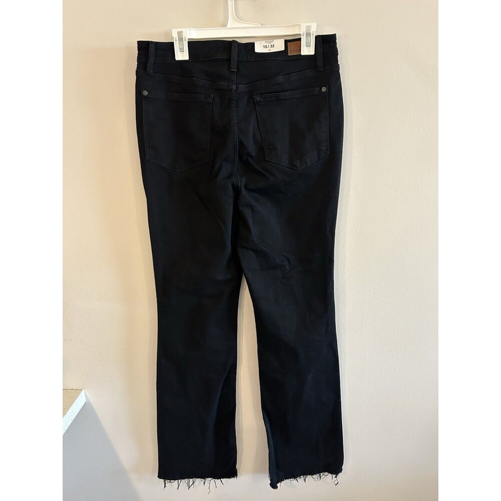 NEW! Judy Blue Black Button Fly Boot Cut High Rise Stretch Denim Jeans Sz 15/32 - Picture 2 of 7